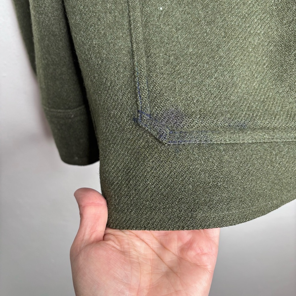 Vintage 60s-70s Filson Wool Mackinaw Cruiser Jacket Green Size Large - Picture 14 of 16